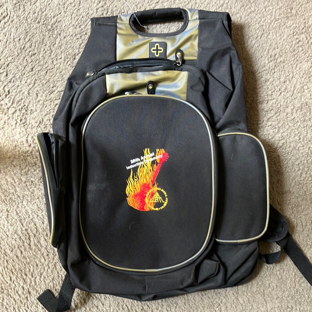 Rock and Roll Hall of Fame museum Backpack 28th induction ceremony dusty new